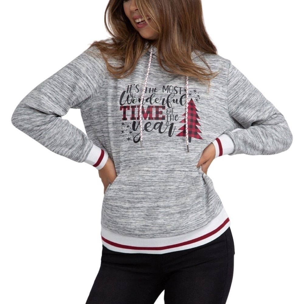 Warehouse One Sweatshirt Hoodie Cozy Super Soft Fleece Kangaroo Pocket XS S M